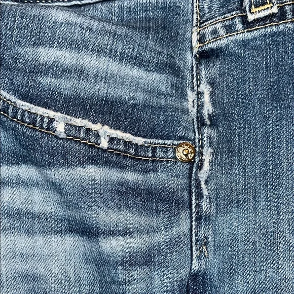 AG Adriano Goldschmied The Ex Boyfriend Slim Blue Denim Jeans Size 29 - Picture 16 of 16